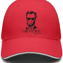 Lincoln Memorial Day i got Five on it мужские хипстерские Хлопковые бейсболки с регулируемой сеткой и плоскими полями
