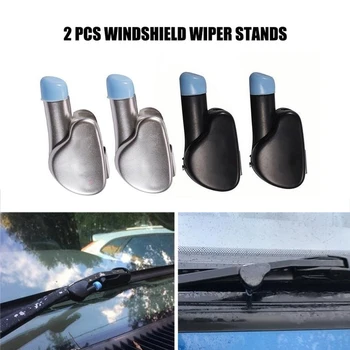 

2PCS Car Windshield Wiper Stands Aluminum Alloy Windshield Wiper Blade Protector Stand Separator Car Tool Accessories