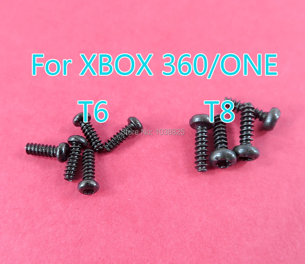 1000 Pz/Lotto T8 T6 Viti Di Ricambio Per Xbox 360 Xbox Un Xbox 360 Xbox Una Parte Di Riparazione Del Controller
