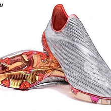 ZUFENG новые взрослые мужские уличные футбольные бутсы обувь с высоким берцем FG футбольные бутсы тренировочные спортивные кроссовки с фабрики