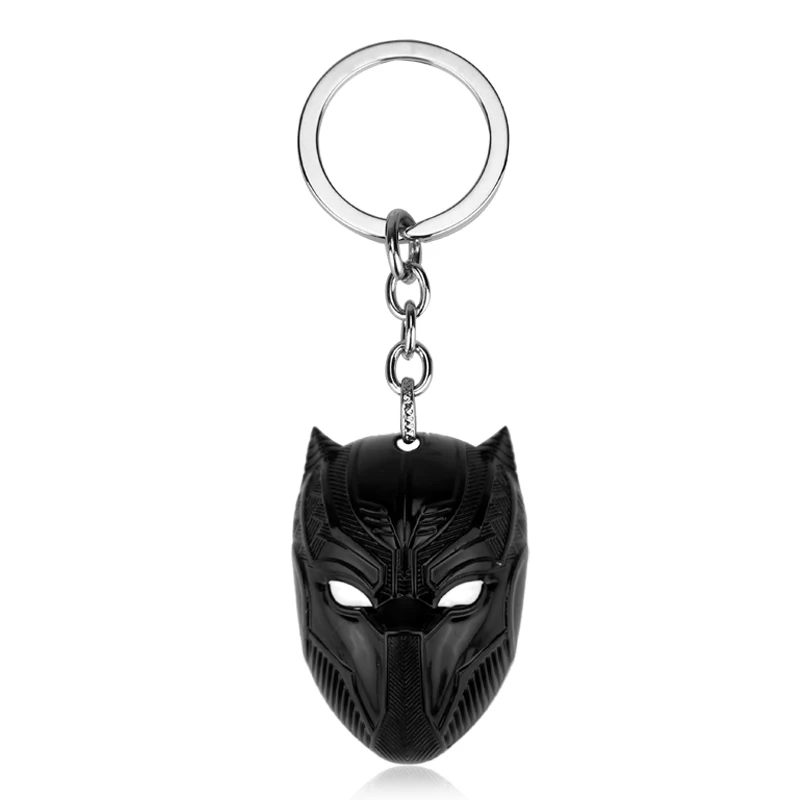 black Черный пантера кожаный браслет бусины Wakanda T'Challa косплей ювелирные изделия для женщин/мужчин Рождественский подарок реквизит с вечерние аксессуары - Окраска металла: black