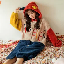 Бархатная ночная рубашка кораллового цвета на весну, осень и зиму, женская зимняя Пижама, длинная фланелевая Ночная рубашка в стиле милой принцессы, банный Халат