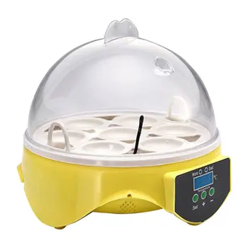 

Hot cheap Price Digital Egg Incubator 7 Eggs Half Automatic Hatcher With Eggtester Automatic Egg Turning Farm Hatchery Machine