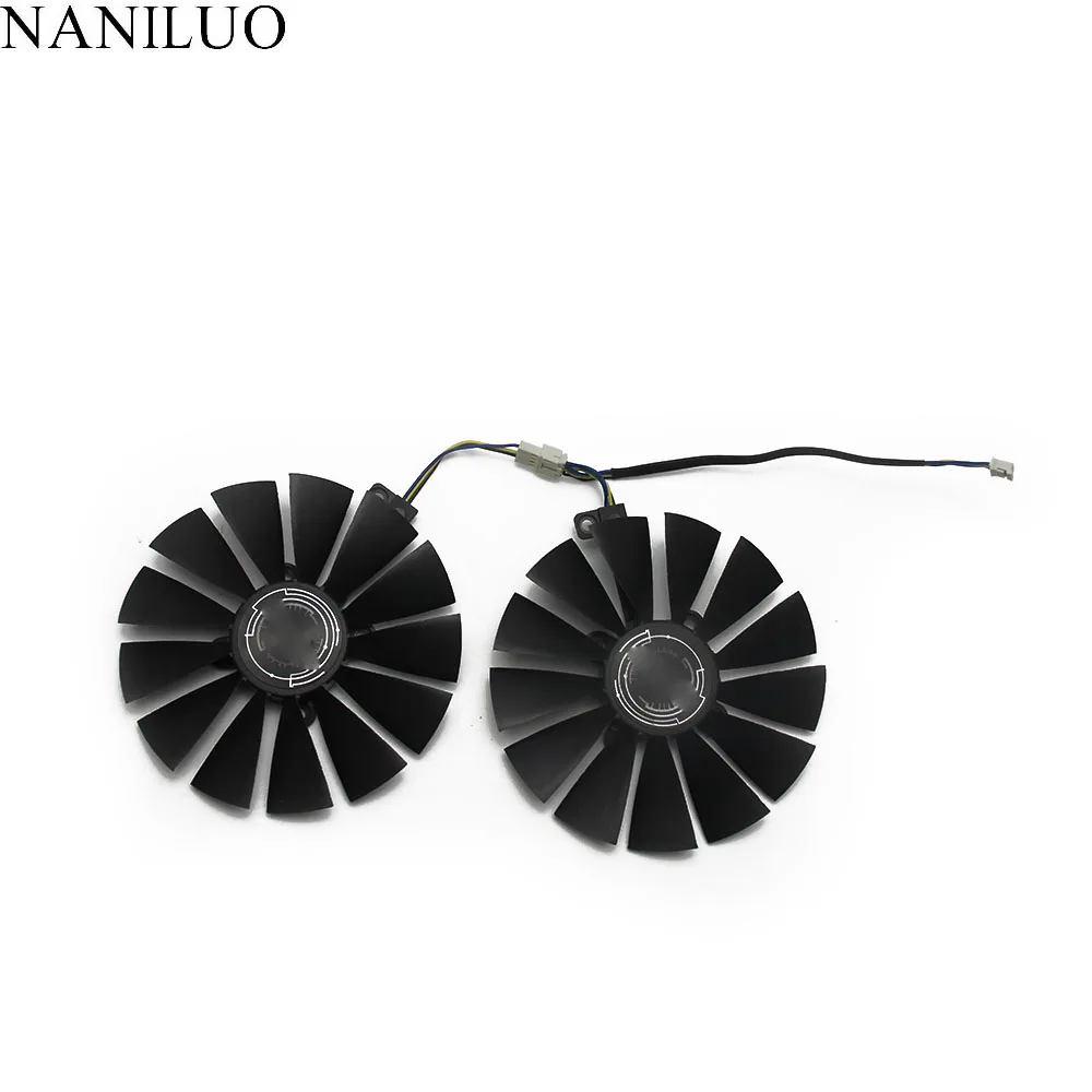 Кулер для видеокарт игровой вентилятор ASUS STRIX RX570 RX580 12 в пост. Тока 0 25 ампер RX 570 580