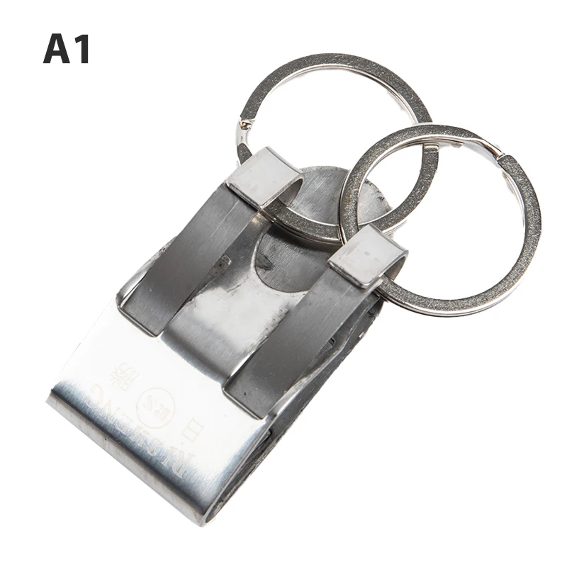 Stainless Steel Keyring Security Clip On Heavy Duty Belt Key Clip Belt