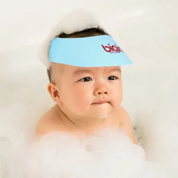 

Adorable Practical Lovely Adjustable Safe Shampoo Caps Soft Caps Baby Shampoo Cap Bathing Protection Caps