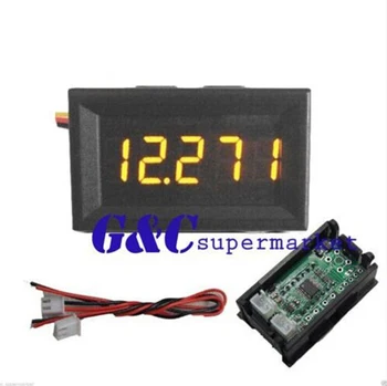 

Yellow 5 Digit DC 0-4.3000-33.000V Precisi Digital Voltmeter Voltage Panel diy electronics