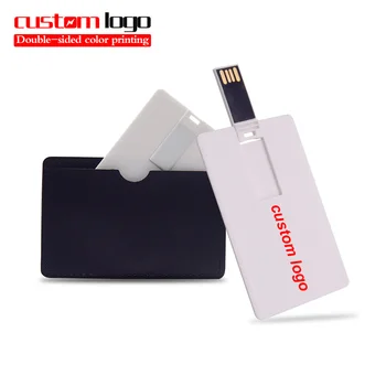 

DIY LOGO Credit Card USB 2.0 Flash Drive 4gb 8gb 16gb 32gb 64g128mb Color Print Brand Pendrive Photography Gifts Memory Stick