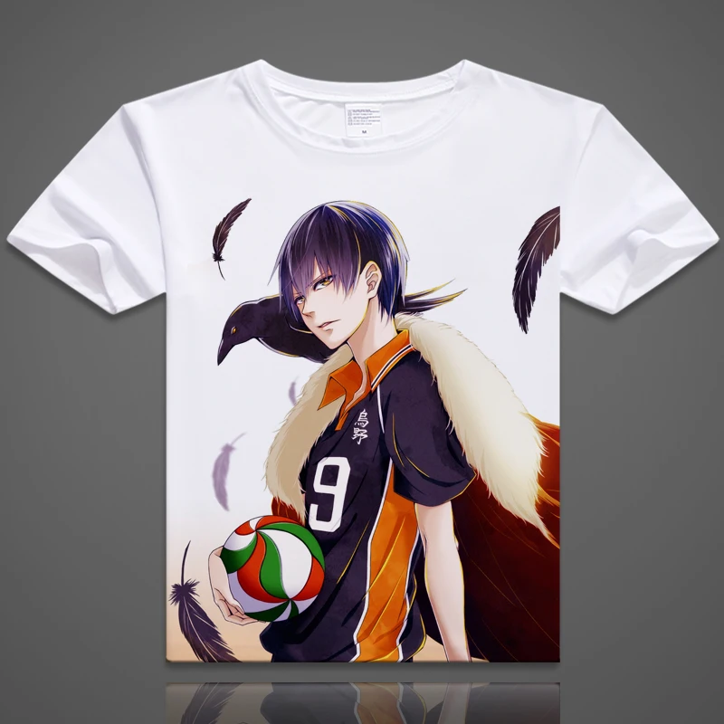 Футболка Haikyuu с аниме Хината шyouyou Kageyama Tobio косплей футболки модные мужские