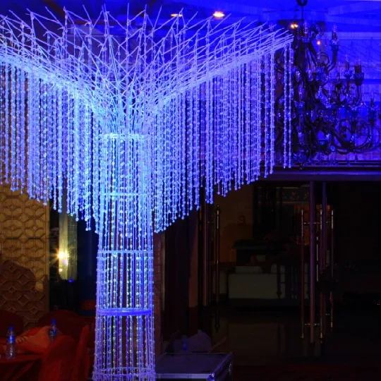 

Wedding Supplies Color Acrylic Beads Curtain Wedding Hall Decoration Color Curtain Wedding Crystal Tree Beads Chain