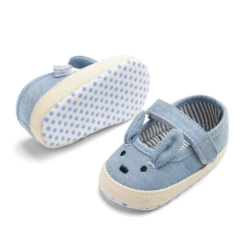 0-18M детская обувь; детская дышащая нескользящая обувь с кроликом для девочек; повседневные кроссовки для малышей; обувь для первых шагов на мягкой подошве