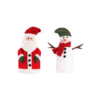 

Elderly Wine Set Snowman Wine Bottle Set, Reusable Christmas Decoration, Perfect Decoration for Christmas Table