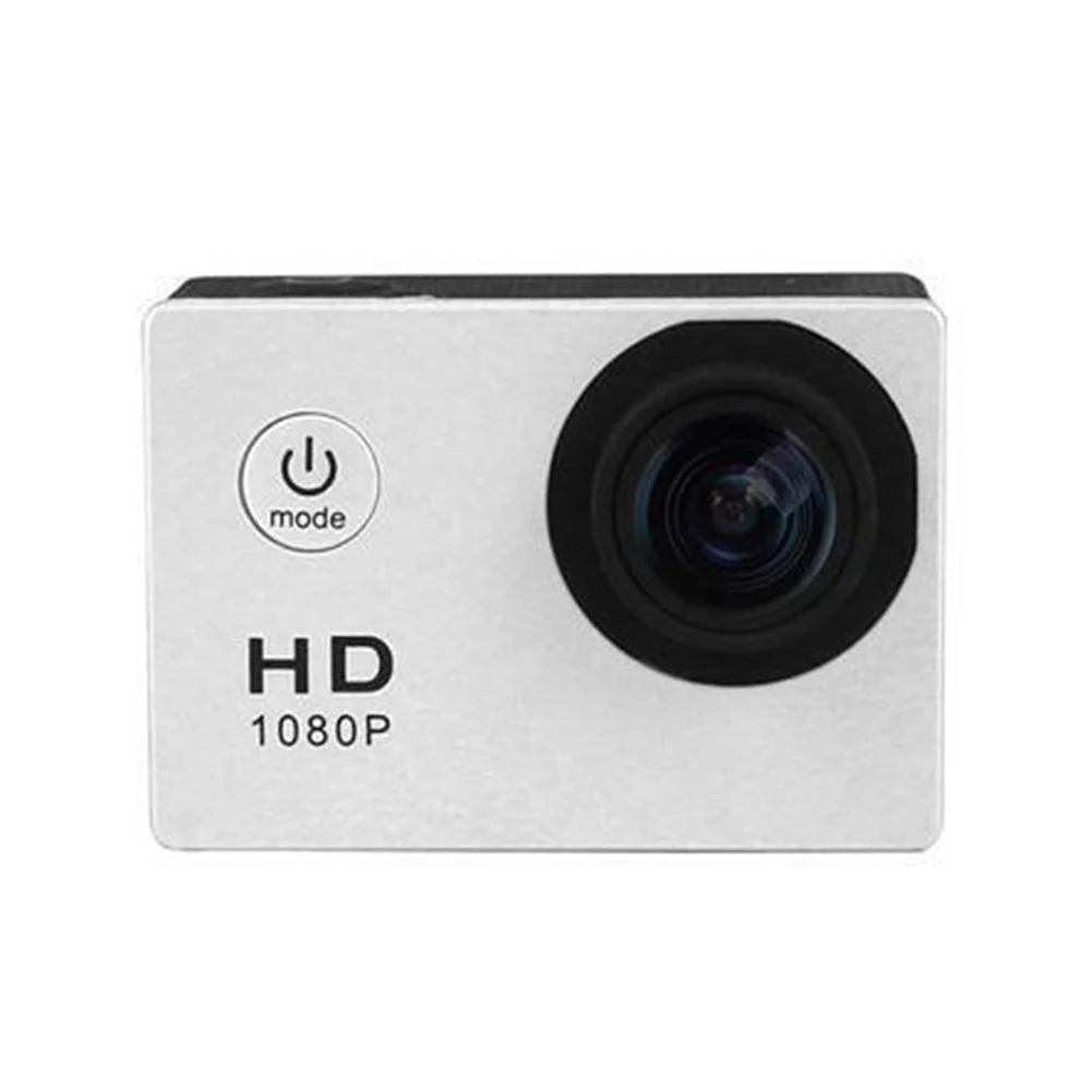Экшн-камера водонепроницаемая Спортивная камера Широкоугольный объектив DV видеокамера перезаряжаемая GV99 - Цвет: Белый