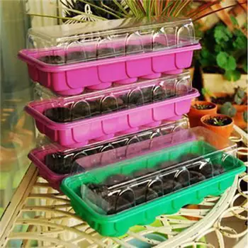 

1PCS Seedling Box Seed Planting Special Seedling Tray 10 Hole Nursery Pot Household High Germination Rate