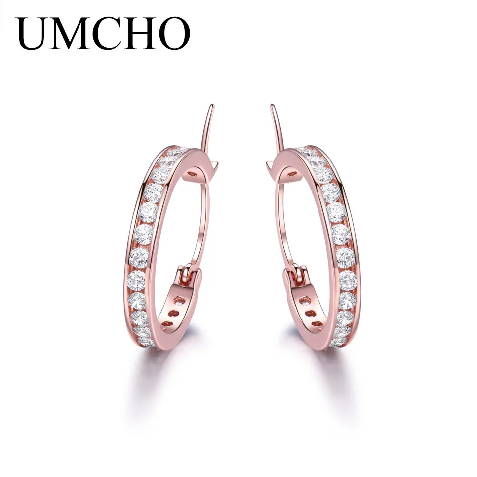 ZEUJ0103Z-3 UMCHO, цельное серебро, 925, ювелирное изделие, хорошее зеленое, создано, нано изумруд, серьги-клипсы для женщин, праздничные подарки на день рождения, очаровательные ювелирные изделия - Цвет камня: ZEUJ0103Z-3