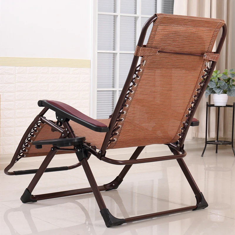 

Balcony Recliner Folding Lunch Break Chair Office Leisure Nap Chair Elderly Pregnant Women Home Widened Lazy Chair