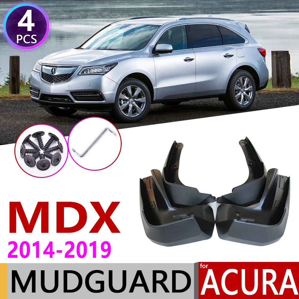 4 шт. Брызговики автомобильные для Acura MDX YD3 2014 ~ 2019 крыло брызговики брызговик