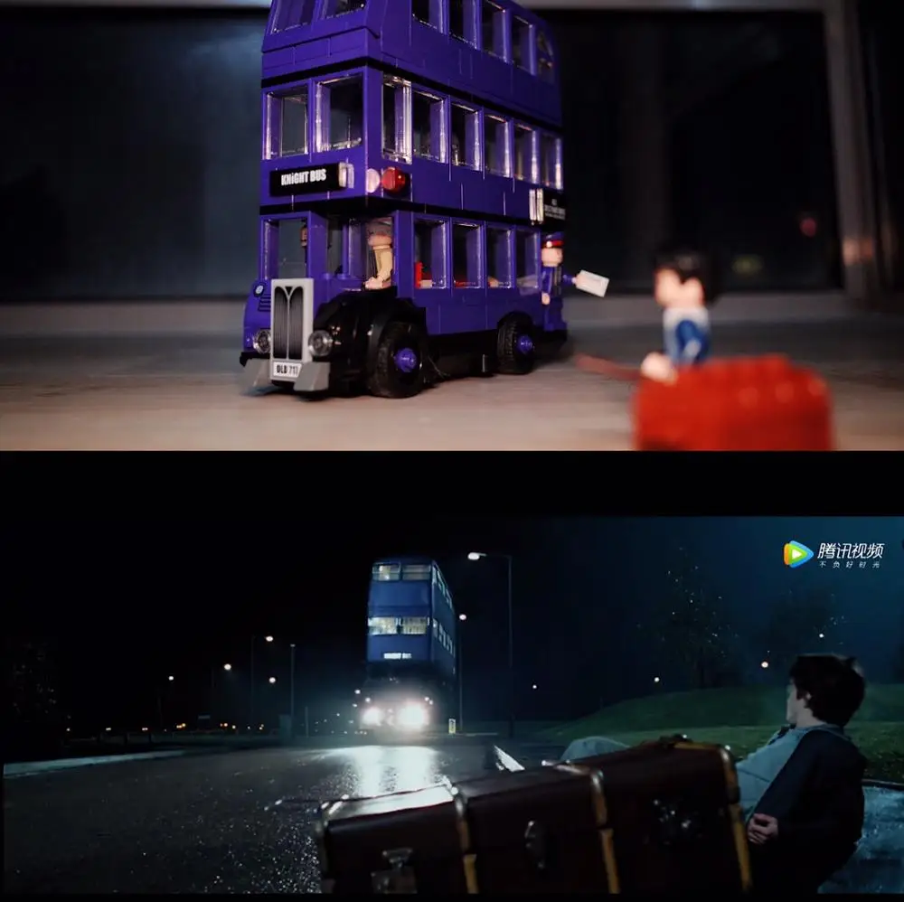 

NEW 2019 Magic World legoinglys Knight Bus Building Blocks Bricks Christmas Gifts legoinglys city friends