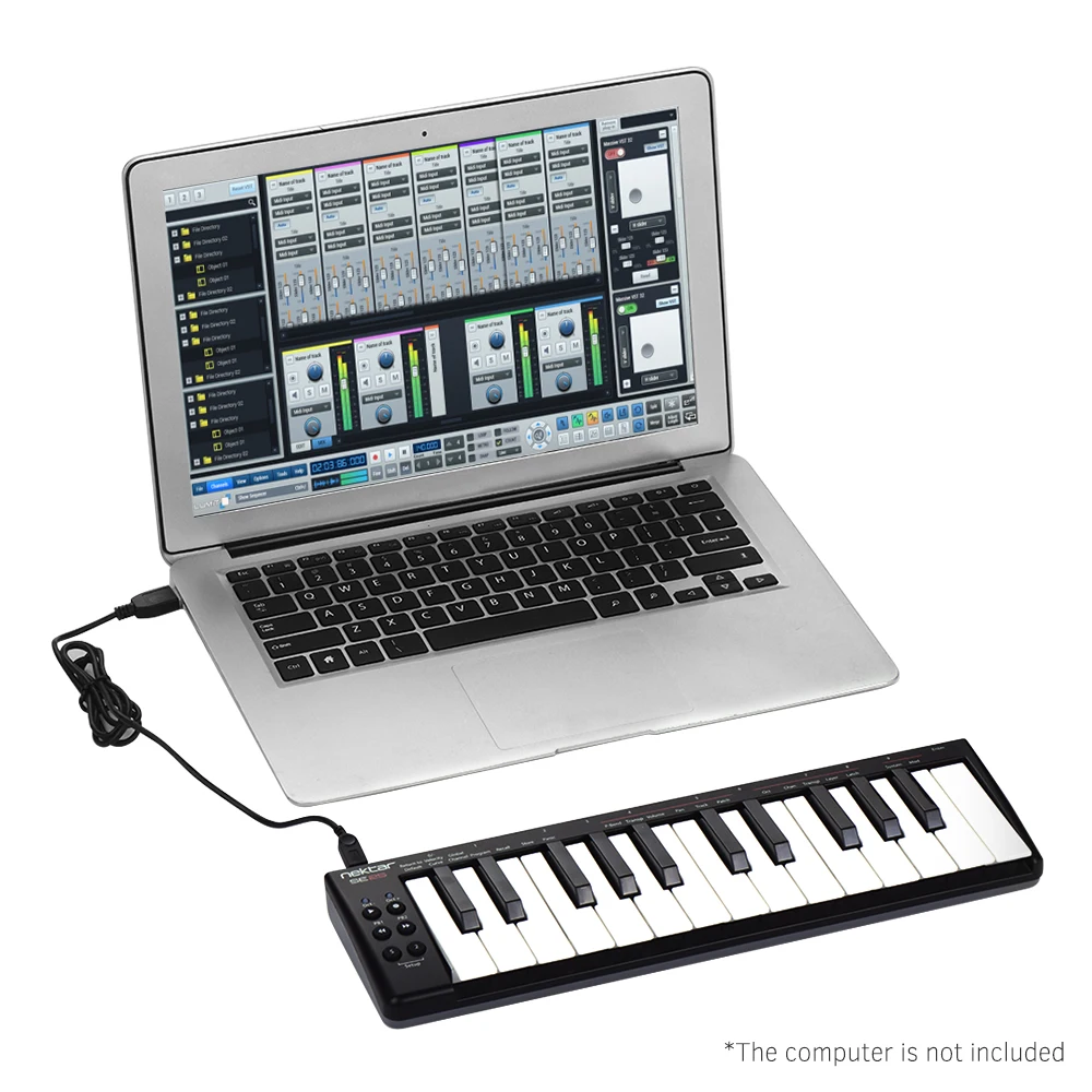 Nektar SE25 мини 25-ключ USB MIDI контроллер клавиатуры скорость USB питание пианино миди клавиатуры midi контроллер