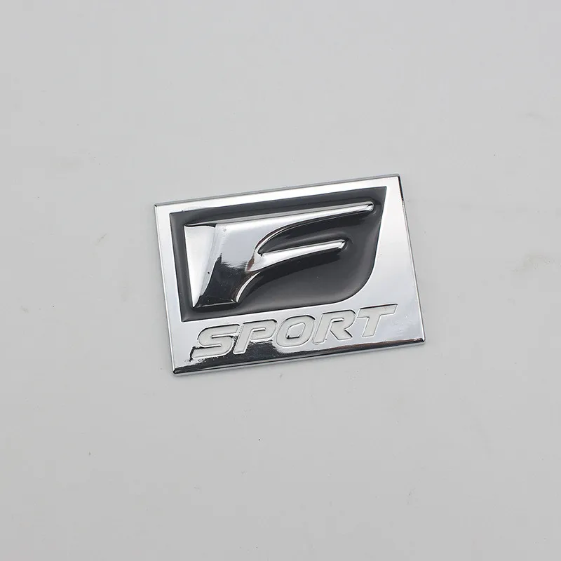 3 шт. автомобильный Стайлинг 6,5 см* 4,5 см цинковый сплав F-SPORT эмблема задний багажник значок боковые логотипы для IS250 CT200 ES RX автомобильные наклейки - Цвет: 05