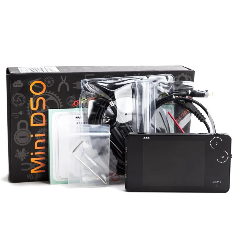 New Mini ARM DSO212 DS212 Portable Digital Storage Oscilloscope Two Channels sample rate 10msa/s