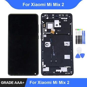 

For Xiaomi Mi Mix 2 LCD Display Touch Screen Digitizer Assembly Repair Parts for Xiaomi Mi Mix2 Display with Frame Replacement