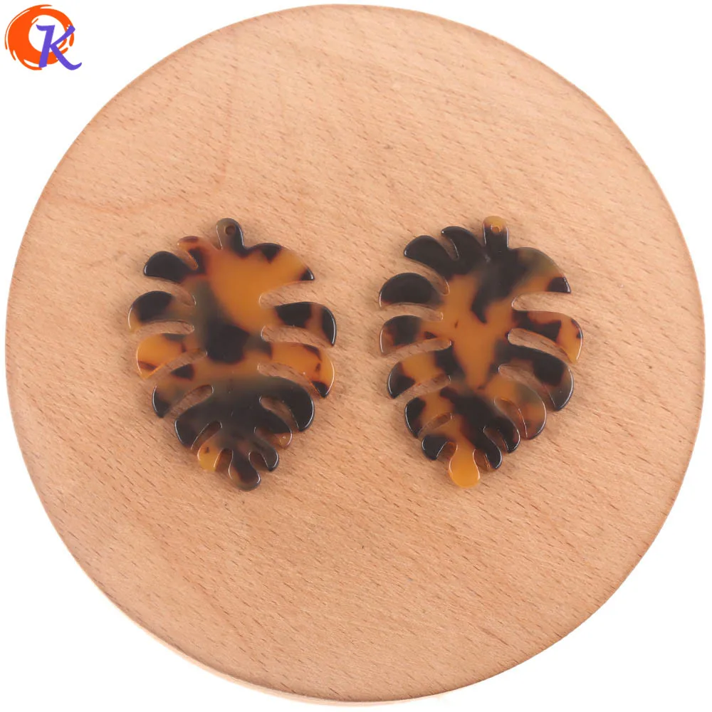 Cordial Design 29*38mm 50Pcs Jewelry Accessories/DIY Parts/Earrings Making/Leaf Shape/Hand Made/Jewelry Findings Components