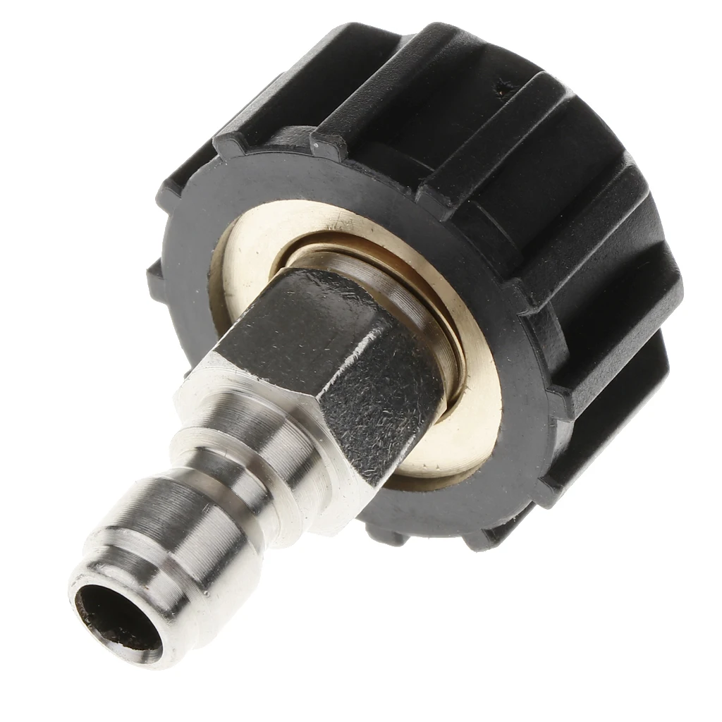 2pcs Set High Pressure Washer Quick Connect Adapters, M22 M14 to 1/4 Male