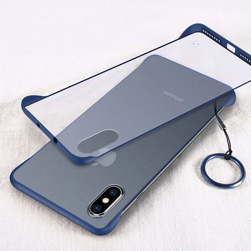 Чехол для телефона iphone 11 Pro XS Max 6S 7 8 Plus X XR Coque ультра тонкий без оправы матовый