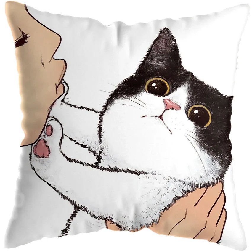 La taie d'oreiller gentil chaton | Simons Maison | Taies d'oreiller