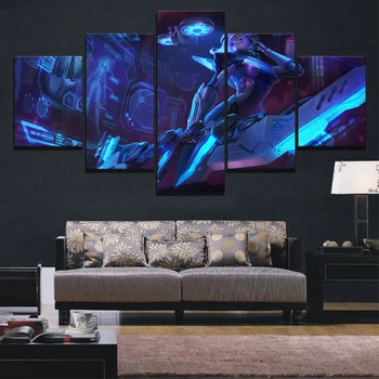 

Home Decor Modular Canvas Picture legends league ashe Game bedroom living room Poster Home Canva Painting Wholesale