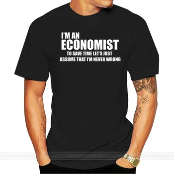 

Funny Economist T-shirt MBA student Economist Economy Economics Sweater cotton tshirt men summer fashion t-shirt euro size