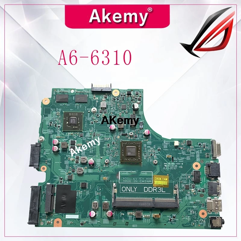 

Mainboard PYMF3 0PYMF3 13325-1 for Dell Vostro 14 3445 A6-6310 Laptop motherboard