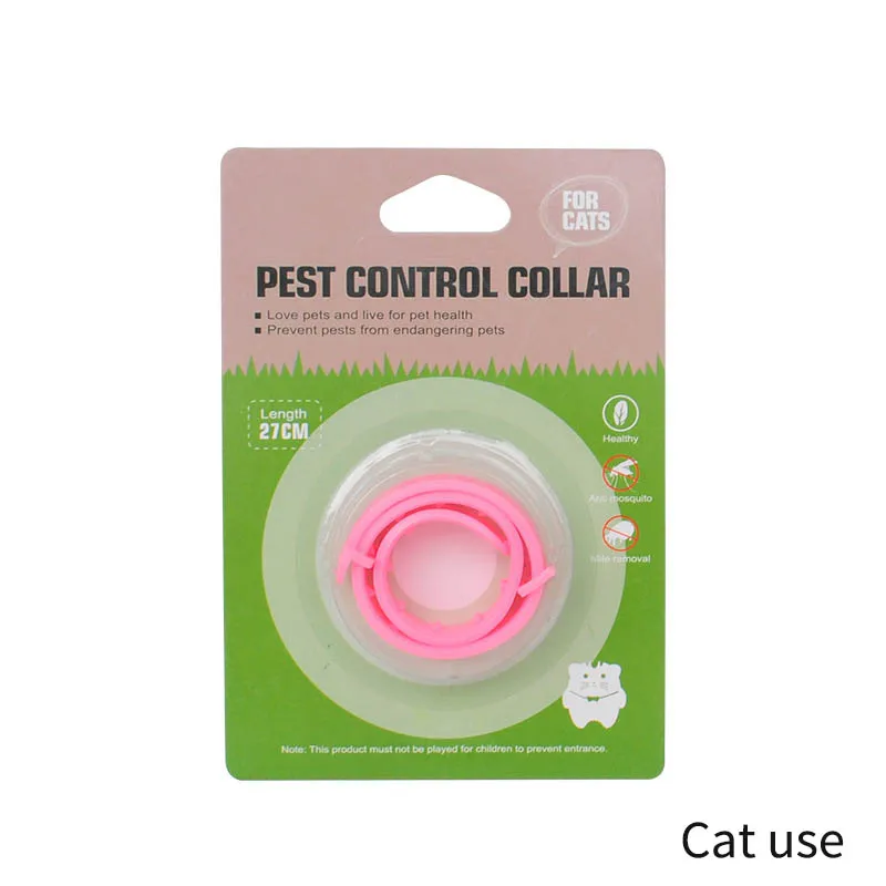 Cat use Отпугивающий насекомых ошейник Регулируемый Блошиный круг 1 шт. ошейник для питомца собаки кошки пластиковое цементное кольцо для шеи безвредное - Цвет: Cat use