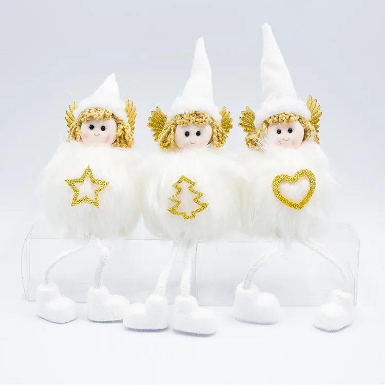 Новогодняя Коллекция года, Рождественские куклы Noel Angel для мальчиков и девочек, Рождественские елочные украшения, Navidad Natal, рождественские украшения для дома, подарок для детей