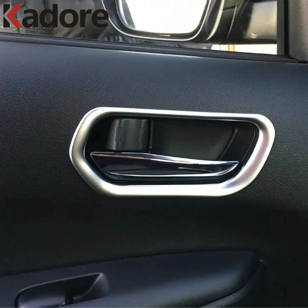 Для Nissan Serena 2016 2019 матовая Автомобильная внутренняя подлокотник дверная чаша