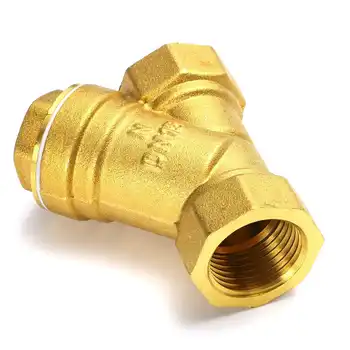 

DN15 BSPP Female Thread Y Shaped Brass Strainer Filter Valve Connector DN15 1/2" Female NPT