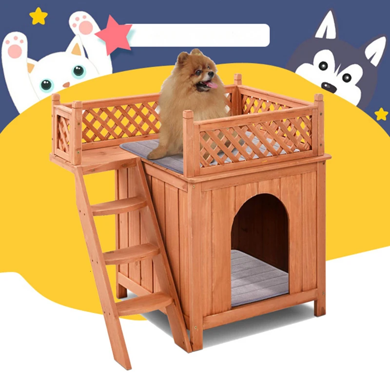 wooden pet house