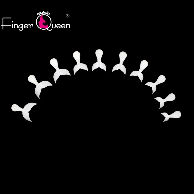 

100PCS/Box Semi-posted Dovetail Fake Nails French Short Fake Nails Acrylic Tips 10 Size False Nail