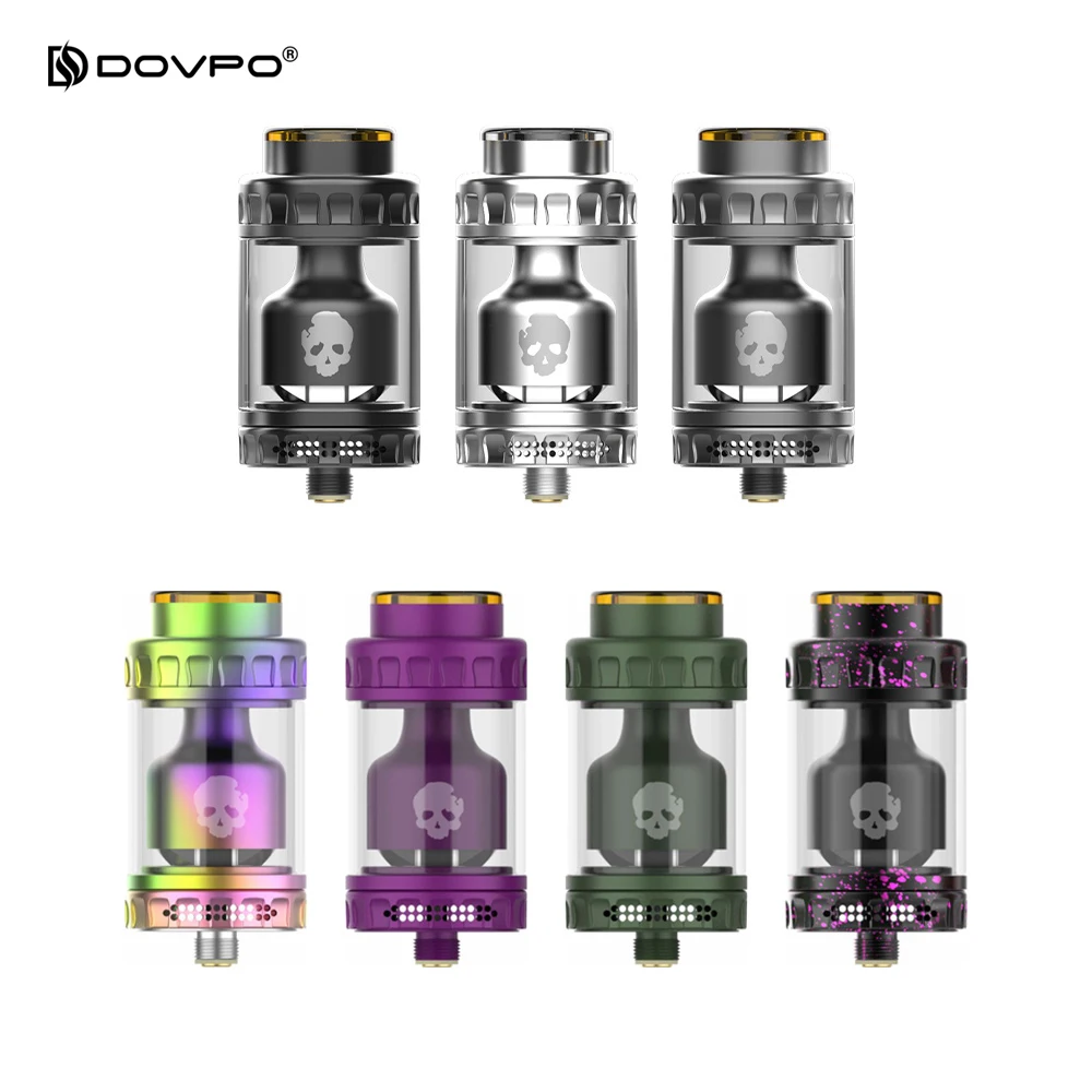 Оригинальный атомайзер Dovpo Blotto RTA 2/6 мл бак для вейпа 510 двойная катушка