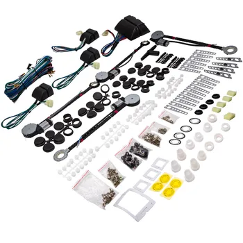 

Universal set of Electric Window 4 Door Power Window Roll Up Conversion Kit 4 Switches