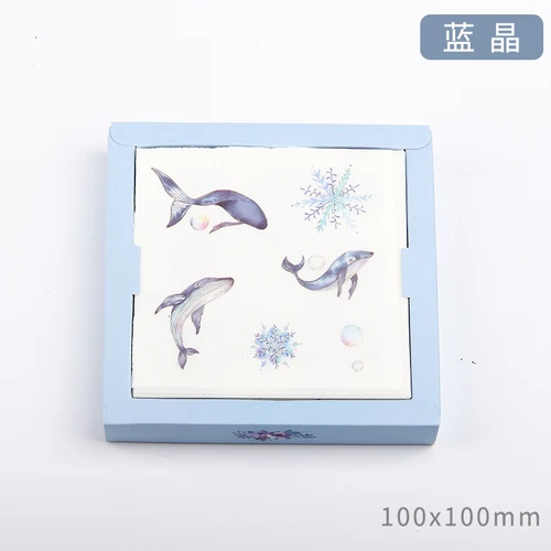 50 шт./лот, Kawaii наклейка, полупрозрачная наклейка, коллаж, элемент, серия, бумага, карта, набор, ручная книга, украшение, материал, сделай сам, скрапбукинг - Цвет: 4