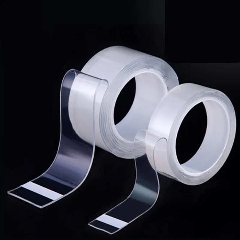 

new hot Magic nano-tape Traceless Double-Sided Transparent tape Adhesive Nano Stick Removable Washable Reusable tapes Universal