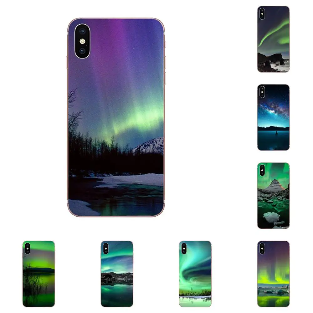 Модные чехол для Huawei P7 из ТПУ P8 P9 P10 P20 P30 Lite Mini Plus Pro 2017 2018 2019 зеленые исландские