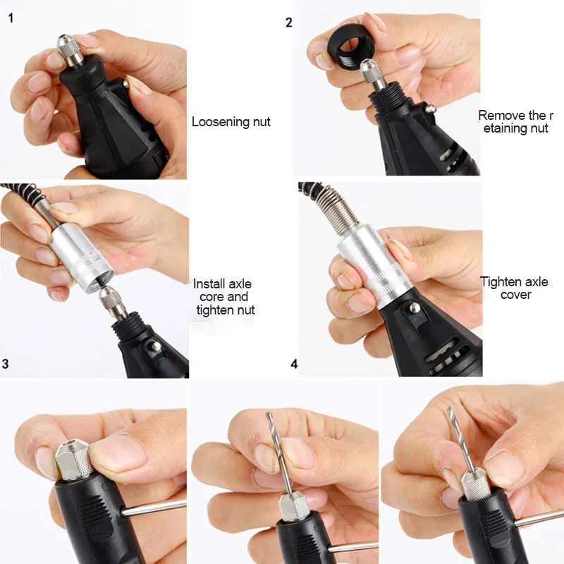 Multifunction Electric Grinder Drill Set Mini Drill Power carving Tools Electric Engraver Drill Machine Grinder With Rotary Tool