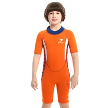 

2.5MM One Piece Professional Water Sport Neoprene WetSuit For Boys Scuba Snokeling Surfing Swimming Anti-UV Children DivingSuit
