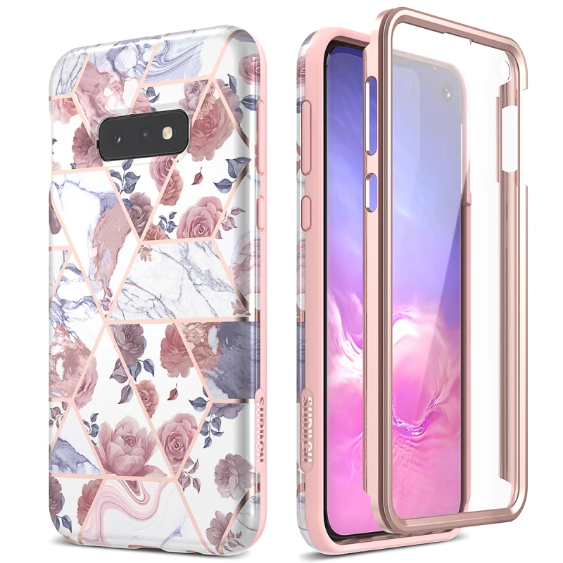 

2 in 1 Soft Case for Samsung Galaxy S9 S10 Note10 Plus S10e 360 Protection Screen protector Shockproof capa for Galaxy A50 Note9