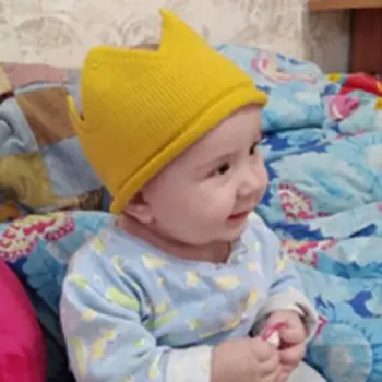 

2020 Cute Kids Girl Boy Baby Crown Cap Warm Winter Autumn Birthday Party Knitted Hat