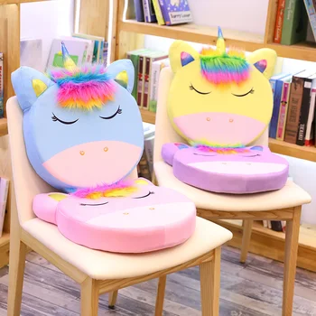 

Rainbow unicorn Decorative Pillow for Sofa Chair Back Seat Cushion Lumbar Pillows Kids Room Car seat cushion Home Decoration
