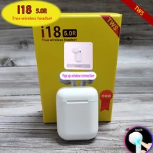 i18 TWS Bluetooth наушники i7S TWS i12 i9s стерео гарнитура для всех смартфонов PK i30 tws i20 tws i5000
